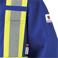7706T Combinaison ignifuge FR-Tech avec fermetures &agrave; glissi&egrave;re aux jambes, Taille 40 (grand taille), Bleu royal, 9,7 cal/cm² - Pioneer V254051T-40