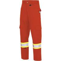 7765 Pantalon cargo de s&eacute;curit&eacute; haute visibilit&eacute; r&eacute;sistant aux arcs &eacute;lectriques FR-Tech 88/12, 34, x 32, Orange haute visibilit&eacute;, 10 cal/cm² - Pioneer V2541050-34X32