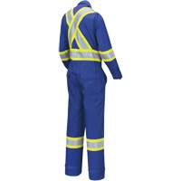 7704W Combinaison FR-Tech ignifuge/contre les arcs pour femme, Taille T-petit, Bleu royal, 10 cal/cm² - Pioneer V2541110-XS