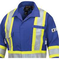7704W Combinaison FR-Tech ignifuge/contre les arcs pour femme, Taille T-petit, Bleu royal, 10 cal/cm² - Pioneer V2541110-XS