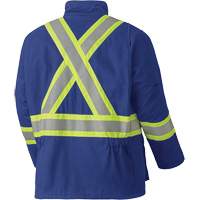 5523 Flame-Resistant Safety Parka, Small, Royal Blue, 58 cal/cm² - Pioneer V2560210-S