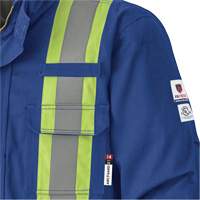 5523 Flame-Resistant Safety Parka, Small, Royal Blue, 58 cal/cm² - Pioneer V2560210-S