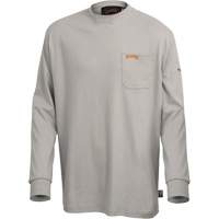 333 Flame-Resistant Long-Sleeved Shirt, Medium, Grey - Pioneer V2580310-M