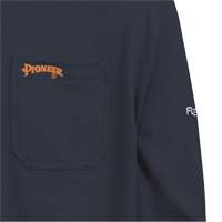 339SFA Chemise de s&eacute;curit&eacute; &agrave; manches longues ignifuge, Petit, Orange haute visibilit&eacute; - Pioneer V2580450-S
