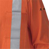 339SFA Chemise de s&eacute;curit&eacute; &agrave; manches longues ignifuge, 5T-Grand, Orange haute visibilit&eacute; - Pioneer V2580450-5XL