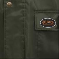 D8120J Manteau &agrave; capuchon ind&eacute;chirable Nailhead pour planteur d'arbres, Polyester/PVC, T-petit, Vert - Pioneer V3040340-XS
