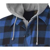 415SS Chemise &agrave; capuche matelass&eacute;e, Hommes, Petit, Multicolore - Pioneer V3080393-S