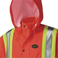 5896 Manteau long imperm&eacute;able et ignifuge, Petit, Orange haute visibilit&eacute; - Pioneer V3520350-S