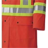 5896 Manteau long imperm&eacute;able et ignifuge, Petit, Orange haute visibilit&eacute; - Pioneer V3520350-S