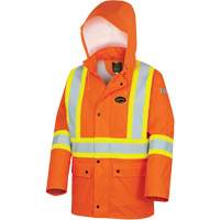5892PKT Veste de s&eacute;curit&eacute; imperm&eacute;able &agrave; haute visibilit&eacute; ignifuge, 7T-Grand, Orange haute visibilit&eacute; - Pioneer V3520550-7XL