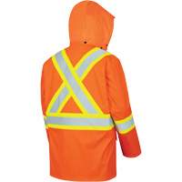 5892PKT Veste de s&eacute;curit&eacute; imperm&eacute;able &agrave; haute visibilit&eacute; ignifuge, 7T-Grand, Orange haute visibilit&eacute; - Pioneer V3520550-7XL