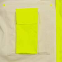 5881 FR/Arc-Rated Waterproof Rain Jacket, Small, High Visibility Yellow, 10 cal/cm² - Pioneer V3520660-S