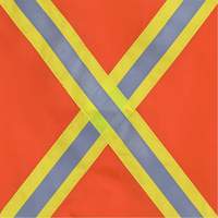 353 Drapeau avec bande r&eacute;fl&eacute;chissante, Polyester - Pioneer V6300360-O/S