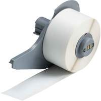 All-Weather Permanent Adhesive Label Tape, Vinyl, White, 1" Width - Brady M7C-1000-595-WT