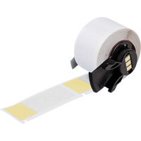 Self-Laminating Wrap-Around Wire & Cable Labels, Vinyl, 1" L x 2.5" H, White - Brady M6-21-427