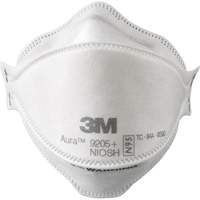 Aura Particulate Respirator 9205+, N95, NIOSH Certified - 3M 9205+