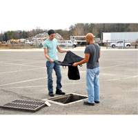 Barri&egrave;re flottante contre les Archaea Ultra-Drain Guard, Bior&eacute;m&eacute;diation/Huile & s&eacute;diments, 48" lo x 36" la - Ultratech 9800