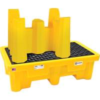 Syst&egrave;me de confinement Ultra-Drum sans drain pour 4 barils, 53" lo x 53" la x 77,8" ha, 3000 gal. US Capacit&eacute; - Ultratech 2380