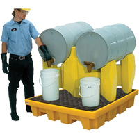 Syst&egrave;me de confinement Ultra-Drum sans drain pour 2 barils, 53" lo x 53" la x 44,8" ha, 1500 gal. US Capacit&eacute; - Ultratech 2383
