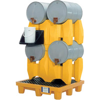 Syst&egrave;me de confinement Ultra-Drum sans drain pour 4 barils, 53" lo x 53" la x 77,8" ha, 3000 gal. US Capacit&eacute; - Ultratech 2380