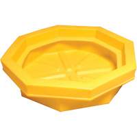 Ultra-Drum Tray&reg; without Grating, 32" L x 32" W x 8.1" H, 22.8 US gal. Spill Capacity - Ultratech 1045
