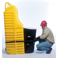 Drum Dolly, 26.5" L x 26.5" W x 5" H, 800 US gal. Spill Cap. - Ultratech 1310