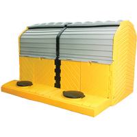 Extender Kit without Drain for Ultra-Hard Top Spill Pallets&reg;, 64" L x 79" W x 62" H, 9000 lbs. Load Capacity - Ultratech 9658