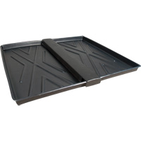 Double-Tray Ultra-Rack Containment Tray&reg;, 48" L x 44" W x 2.8" H, 16 US gal. Spill Capacity - Ultratech 2371