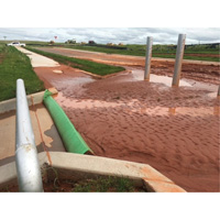 Green Ultra-Silt Dike&reg;, 7' L x 5' W - Ultratech 9715