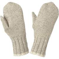 Mitaines doubl&eacute;es de laine de chiffon bross&eacute;, Taille Grand, Mitaine - Tough Duck G33312-OAT-L