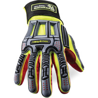 Rig Lizard&reg; 2028X Cut-Resistant Gloves, 11/2X-Large, Synthetic/HPPE Palm, Elastic/Hook & Loop Cuff - Hexarmor 2028X-XXL (11)