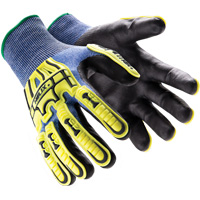Helix&reg; 3016 Impact Gloves, 11/2X-Large, HPPE Palm, Elastic/Knit Wrist Cuff - Hexarmor 3016-XXL (11)