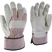 Gants de travail ray&eacute;s 24-61, T-Grand, Paume en Cuir fleur de vache - 10/4-Job 24-61-XL