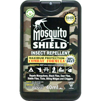 Pocket-Sized Mosquito Shield Insect Repellent, 30% DEET, Spray, 40 ml - PIP Global Safety FAMS0014