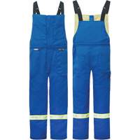 Westex&reg; DH Antistatic 6.5 oz. Flame Resistant Insulated Bib Pants, Large (Tall), Royal Blue - IFR Workwear DHSB225-LT