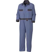 5133T Coveralls with Concealed Brass Buttons, Men's, Navy Blue, Size 40 - Pioneer V201011T-40