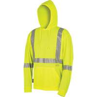 6965 Bird's-Eye Safety Hoodie, Large, High Visibility Lime-Yellow - Pioneer V1052660-L