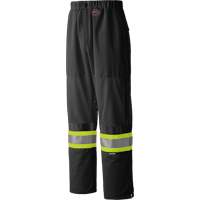 6003BKP Pantalon de s&eacute;curit&eacute; routi&egrave;re, Polyester, 4T-Grand, Noir - Pioneer V1070370-4XL