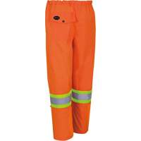 5586 450D Waterproof Safety Pants, Polyester/Polyurethane, 4X-Large, High Visibility Lime-Yellow - Pioneer V1110360-4XL
