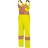 6000W Combinaison de s&eacute;curit&eacute; routi&egrave;re haute visibilit&eacute; pour femmes, Polyester, T-petit, Jaune lime haute visibilit&eacute; - Pioneer V1071460-XS