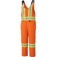 6617ZT Combinaison de s&eacute;curit&eacute; haute visibilit&eacute; avec fermeture &agrave; glissi&egrave;re sur la jambe, Poly-coton, 40 (grand taille), Orange haute visibilit&eacute; - Pioneer V203021T-40