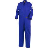 7779T Combinaisons ignifuges r&eacute;sistants aux arcs &eacute;lectriques 88/12 FR-Tech, Taille 40 (grand taille), Bleu royal, 10 cal/cm² - Pioneer V254041T-40