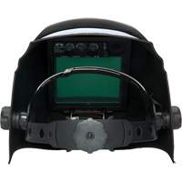 Leadhead&reg; Auto Darkening Welding Helmet, 3.8" L x 3.4" W View Area, 9 - 13 Shade Range, Black - Pyramex WHAM3030GB