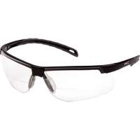H2MAX Reader Lens with Black Frame, Anti-Fog, Clear, 2.0 Diopter - Pyramex SB8610R20TM