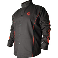 Veste de soudage BSX ignifuge profil&eacute;, Coton, Moyen, Noir -  