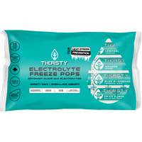 Hydration Drink Freeze Pops, Frozen, Mixed Flavours - THERSTY HYDRATION BAG1418-FRZ