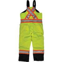 Salopette de s&eacute;curit&eacute; isolante en tissu ind&eacute;chirable, Polyester, T-petit, Jaune lime haute visibilit&eacute; - Tough Duck S87611-FLGR-XS