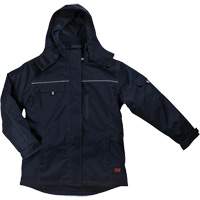 Parka 3-en-1 en oxford imperm&eacute;able, Femmes, Grand, Bleu marin - Tough Duck WJ281-NAVY-L