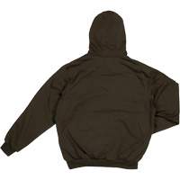 Chandail &agrave; capuche en molleton r&eacute;sistant &agrave; l'eau, Hommes, Petit, Noir - Tough Duck WJ221-BLACK-S