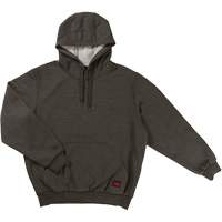 Chandail &agrave; capuche en molleton r&eacute;sistant &agrave; l'eau, Hommes, Petit, Gris - Tough Duck WJ221-CHARL-S